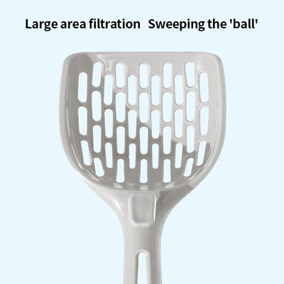 PetTime premium grid cat litter shovel with a sturdy handle and grid scoop for easy cleaning of cat litter boxes.