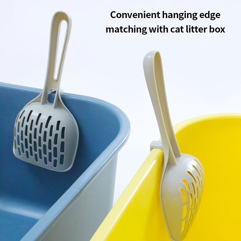 PetTime premium grid cat litter shovel with ergonomic handle and sturdy design for easy scooping of cat litter.