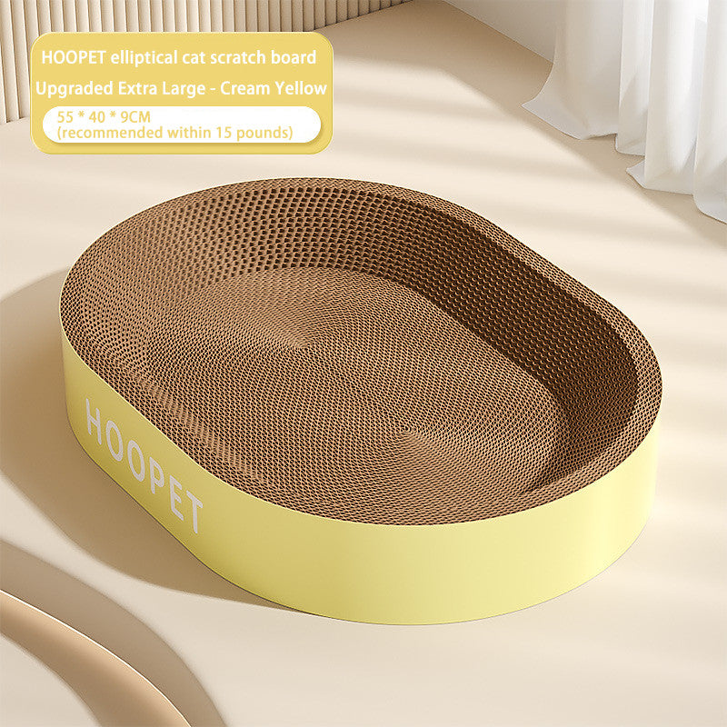(Pet Time）Cat scratch board nest Wear resistant and non shedding corrugated paper cat scratch board Cat paw grinding