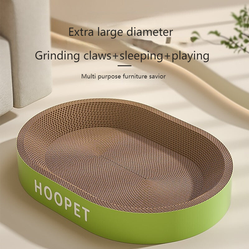(Pet Time）Cat scratch board nest Wear resistant and non shedding corrugated paper cat scratch board Cat paw grinding