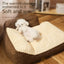 (Pet Time) Soft pet bed mat suitable for large cats & dogs Cotton dog sleeping pad