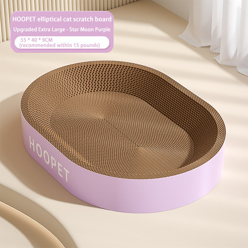 (Pet Time）Cat scratch board nest Wear resistant and non shedding corrugated paper cat scratch board Cat paw grinding