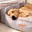 (Pet Time) Soft pet bed mat suitable for large cats & dogs Cotton dog sleeping pad