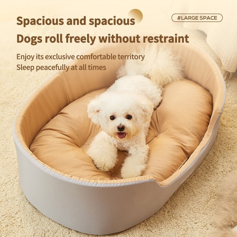 （Pet Time）Pet four season bed, cat bed, dog bed, high rebound sponge filling, washable, machine washable