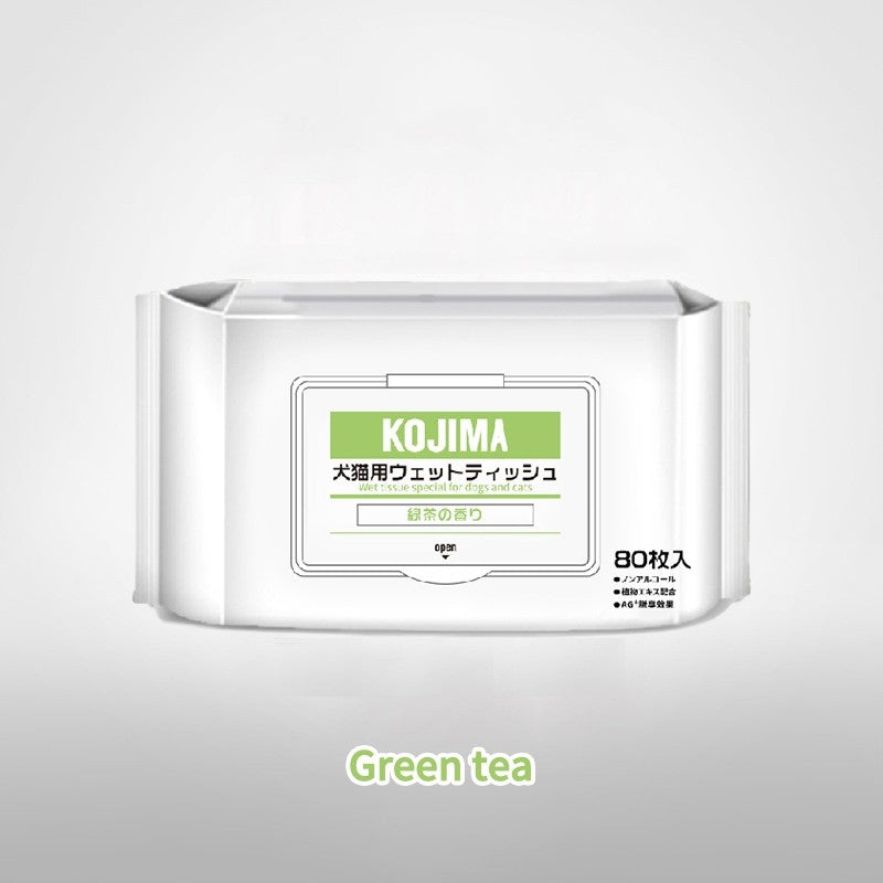 （Pet Time）KOJIMA Pet Cleaning Series Alcohol-free Pet wipes丨Tear scar cleaning丨Ear cleaning丨Foot cleaning丨Pet Care