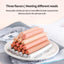 （Pet Time）YEE Pet Dog Sausage Treats Ham Stick Snacks for Puppies Adult Dogs Training Rewards Food Topper 900g/60 pieces