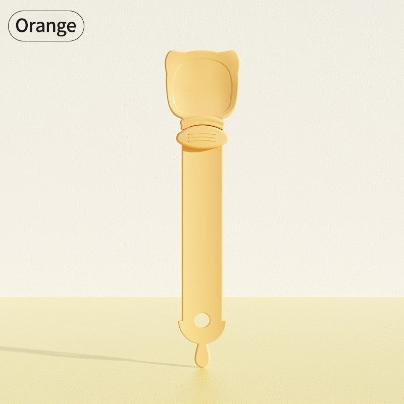 （Pet Time）Pet Cat Treat Spoon | Squeeze Feeding Tool for Cat Treat Paste | Cat Food Scoop & Feeding Accessory