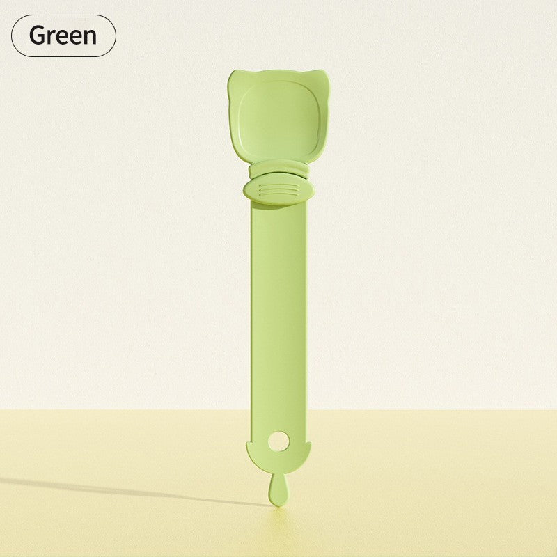 （Pet Time）Pet Cat Treat Spoon | Squeeze Feeding Tool for Cat Treat Paste | Cat Food Scoop & Feeding Accessory