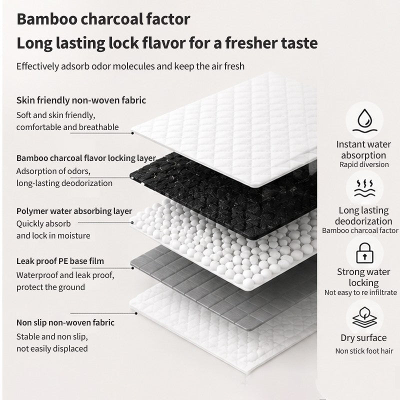（Pet Time）Pet Training Pads Disposable Pet Activated Carbon Urine Pads Dog bamboo charcoal deodorizing pad