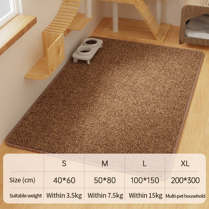 （Pet Time）Cat Scratching Mat Sisal-Style Carpet Pad Durable Wear-Resistant Washable Moisture-Proof Scratcher