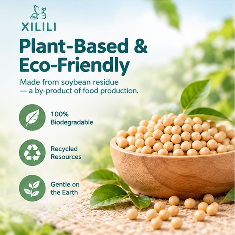（Pet Time）100% Natural Food-Grade Soybean Cat Litter 2.3kg Low Dust 0.4% 1.5mm Fine Granules Flushable Deodorizing
