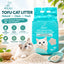 （Pet Time）100% Natural Food-Grade Soybean Cat Litter 2.3kg Low Dust 0.4% 1.5mm Fine Granules Flushable Deodorizing