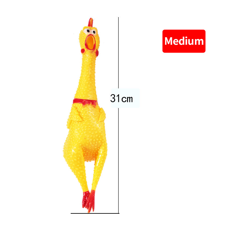 PetTime dog squeaky chew toy with bright colors and textured surface for fun and engaging play.